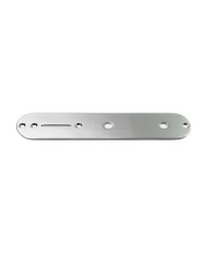 Verchromte Kontrollplatte für Telecaster, 9,5 mm, versetzter Volume-Regler