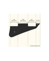 Schlagbrett für Gitarre im Gibson Les Paul Humbucker Stil, Creme, 1-lagig, Stärke 060"