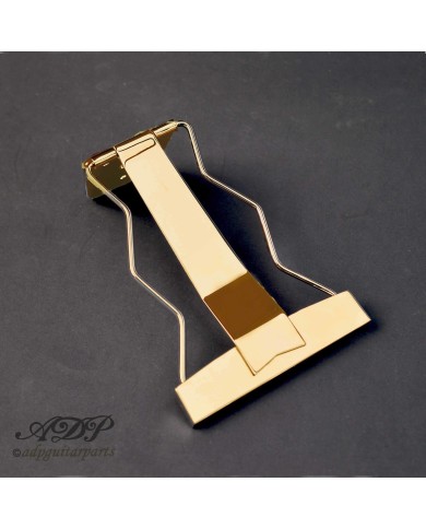 „Fancy“ Saitenhalter im Old Vintage 50's Style für Archtop-Gitarre Typ ES-175 Gold