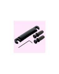 TonePros T1ZS-B Verriegelbarer Gibson StopTail Style Saitenhalter, US-Gewinde 5/16"-24, Schwarz