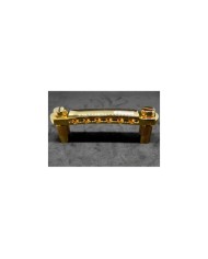 Gold Wilkinson Tune-o-matic Tailpiece + Bridge, metric