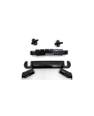 Black Tuno-matic Wilkinson tailpiece + bridge kit, metric size