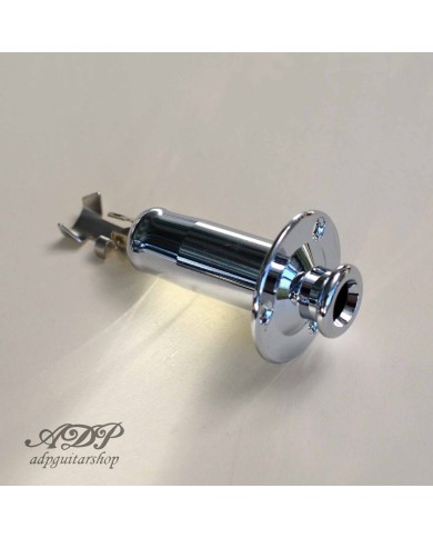 Verchromte Buchse im Takamine Mono/Stereo-Stil, 1/4" für Akustikgitarre