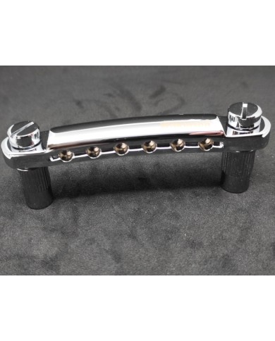 Chrome Wilkinson Tune-o-matic Tailpiece + Bridge, metric