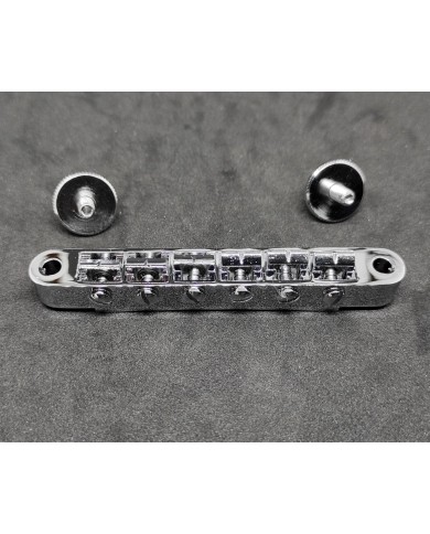 Chrome Wilkinson Tune-o-matic Tailpiece + Bridge, metric