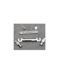 Chrome Wilkinson Tune-o-matic Tailpiece + Bridge, metric