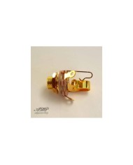 Jack Stereo USA Switchcraft -12B embase Doree Input Jack Gold