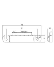 Cordier + Chevalet Nickel Tuno-matic Wilkinson, métrique