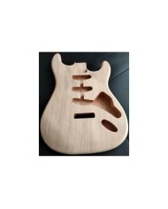 Leichter 2-teiliger Stratocaster-Korpus aus Mahagoni, unbehandelt