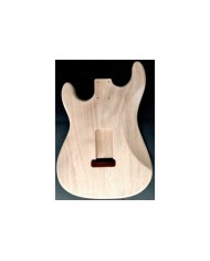 Leichter 2-teiliger Stratocaster-Korpus aus Mahagoni, unbehandelt