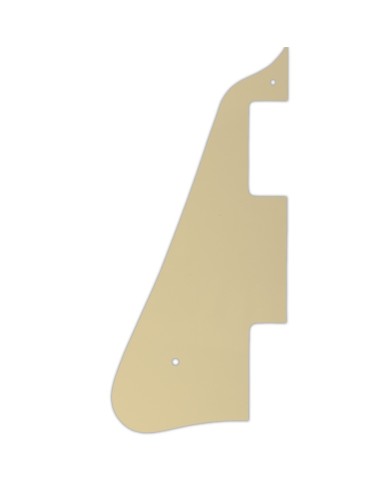 Linkshänder-Pickguard Creme 1-lagig für Epiphone Les Paul Gitarre