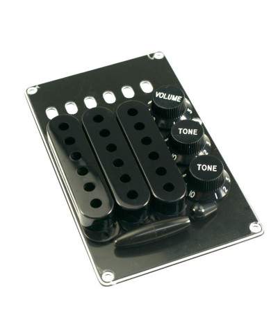 WDMusic Zubehörset Schwarz für Stratocaster