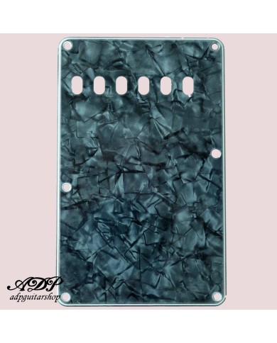 Vibratoplatte für US Strat Black Perloid 4-lagig EE56mm