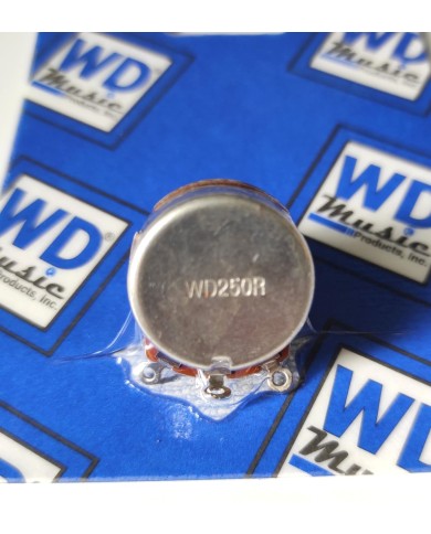 Linkshänder- oder Reverse-Taper-Potentiometer WDMusic/Alpha 250 Ko Audio Split Shaft, 6mm