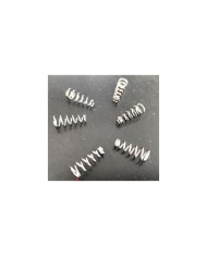 6 vernickelte Einstellfedern für Strat-Pickup, 18 mm