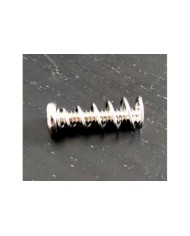 6 vernickelte Einstellfedern für Strat-Pickup, 18 mm