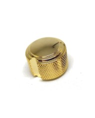 1 Gold Duesenberg art deco Metal knobs, 22mmØ x 16.5mm