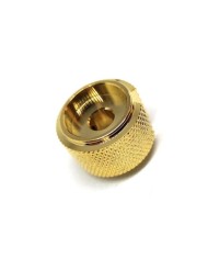 1 Duesenberg Art-déco-Knopf in Gold, 22mmØ x 16.5mm