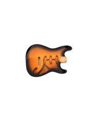 Corps Stratocaster SSS, Sunburst 2 tons- en aulne 3P