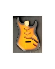 Corps de guitare électrique Stratocaster SSS, Sunburst