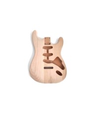 Unlackierter Stratocaster-Korpus aus 3-teiligem Erlenholz