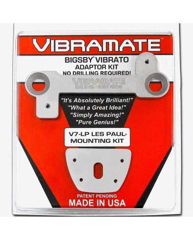 Vibramate V7 Adapter für Bigsby B7 Montage ohne Bohren auf Les Paul mit Stoptailpiece
