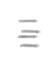 Set mit 4 geraden Nickel-Federn für Humbucker 30mm