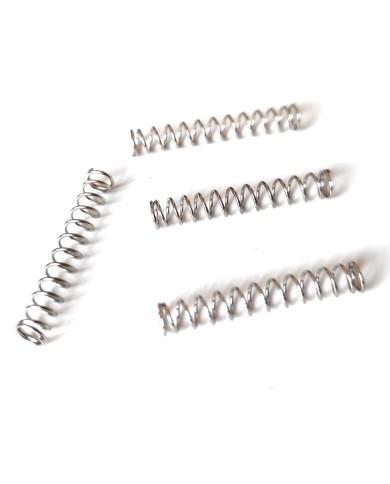Set mit 4 geraden Nickel-Federn für Humbucker 30mm