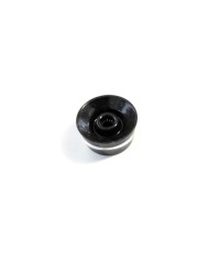 2 Speed Knobs Plexi mit schwarzem Hintergrund, nicht für Bass, metrisch, 18 Riffelungen, LP SG Stil, asiatisch