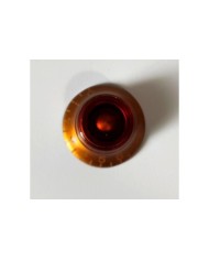 Amberfarbener Plexi Vintage Potiknopf, metrisch, 18 Splines, nicht graviert, LP SG