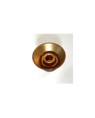 4 Amber Plexi metric Size Hut-Form TopHat Vintage Bell Knobs LP SG