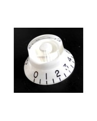 1 Bouton Blanc Plexi Vintage metric 18 splins non Grave LP SG