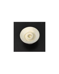 2 White Plexi metric Size Hut-Form TopHat Vintage Bell Knobs LP SG