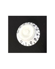 4 White Plexi metric Size Hut-Form TopHat Vintage Bell Knobs LP SG